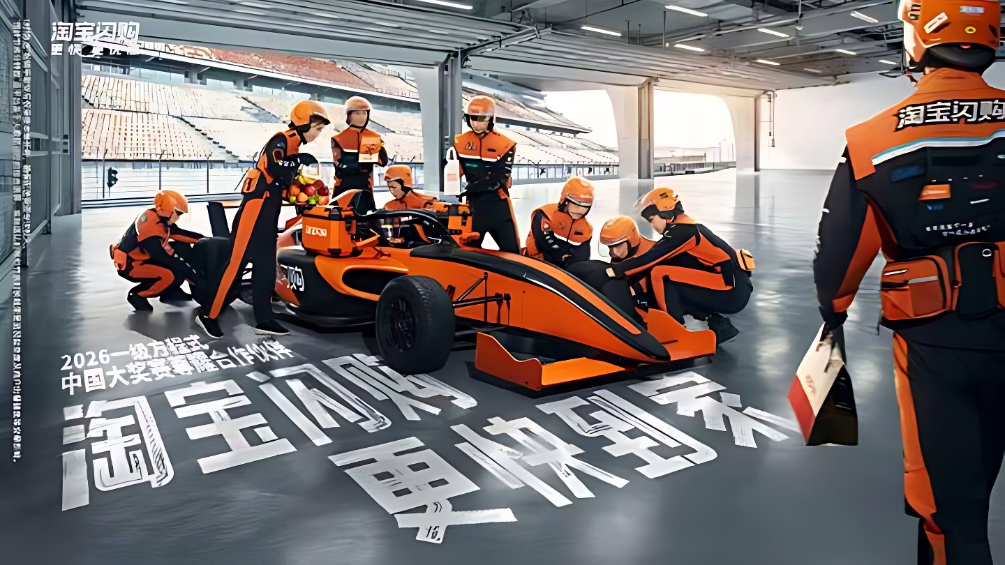 淘宝闪购 × F1 画面 12